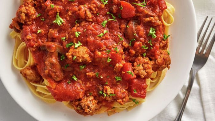 Recipe for italian style spaghetti sauce