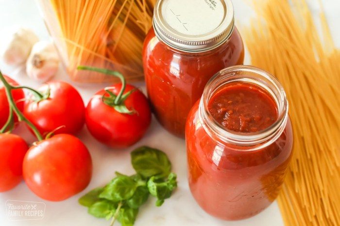 Recipe for homemade pasta sauce