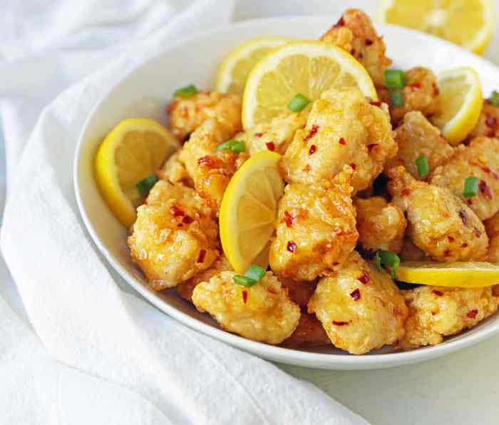 Recipe lemon chicken sauce