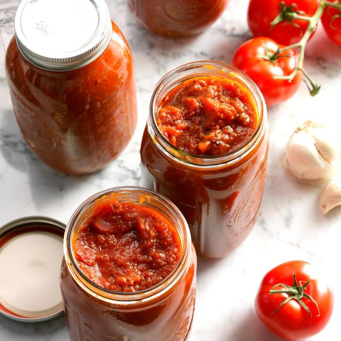 Sauce spaghetti canned recipe tomato canning using homemade recipes make paste without tomatoes do taste sbcanning share