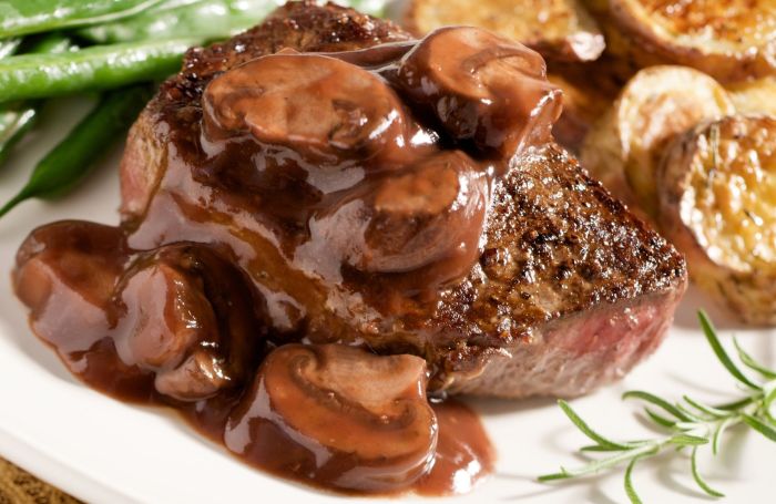 Recipe for mushroom wine sauce