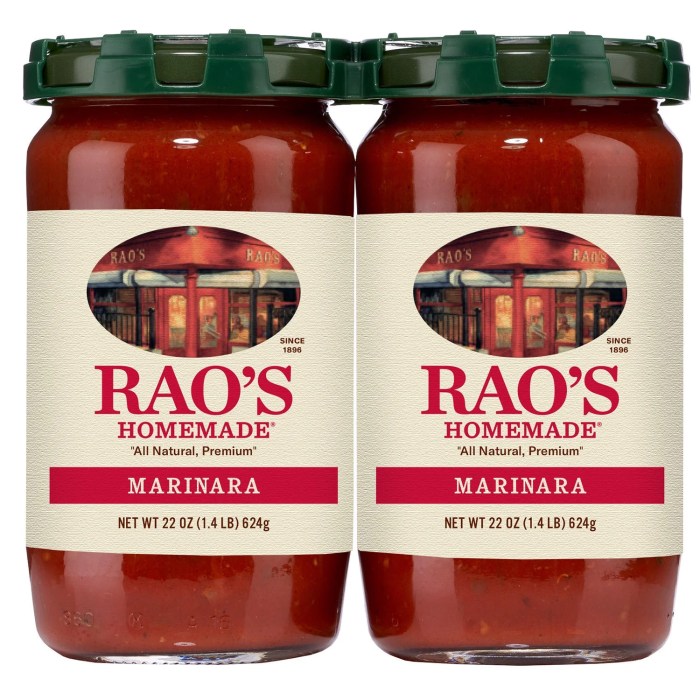 Rao's marinara sauce restaurant recipes