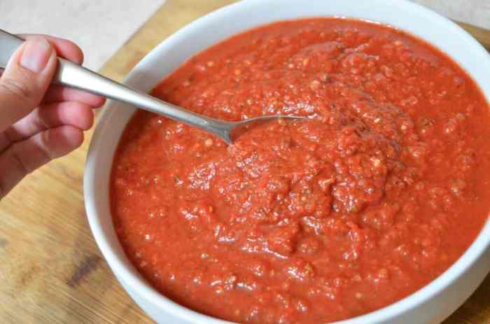 Recipe homemade spaghetti sauce with fresh tomatoes