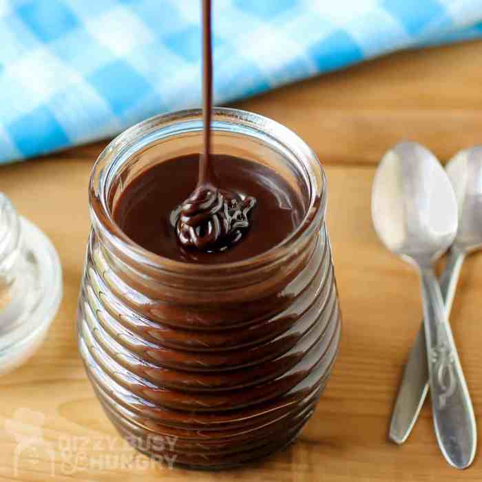 Recipe for homemade chocolate sauce