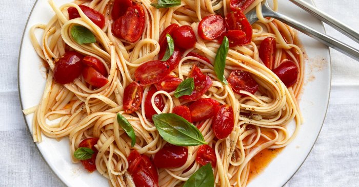 Recipes for pasta without sauce