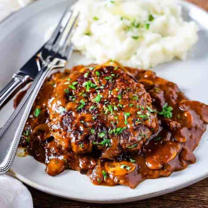 Recipe for salisbury steak sauce